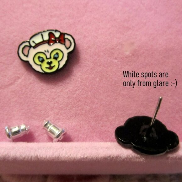 ShellieMay Bear Earrings Duffy~Hypoallergenic - Picture 2 of 3